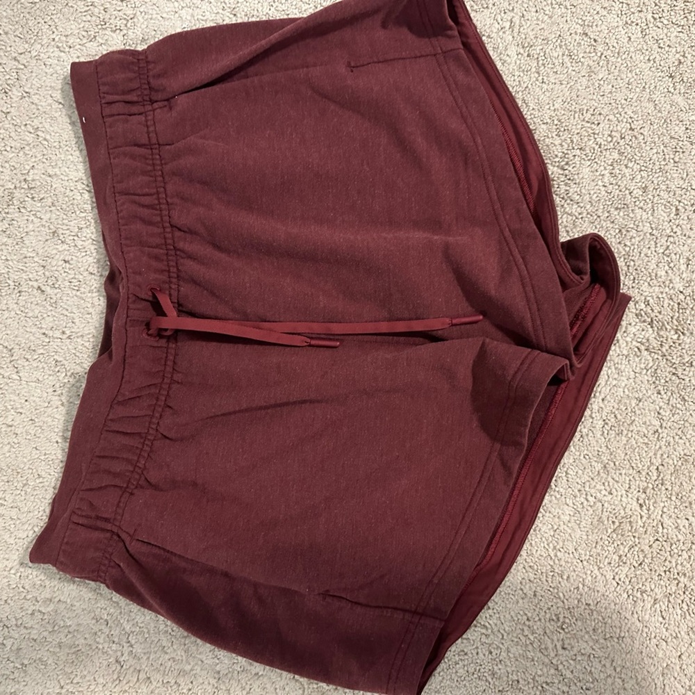 Maroon Lululemon Shorts